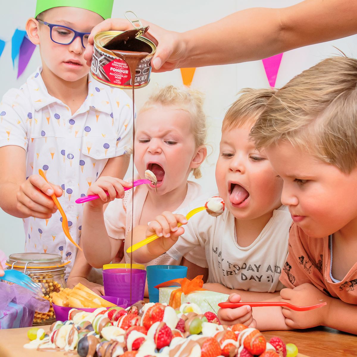 Fondue pakket met Totem chocolade